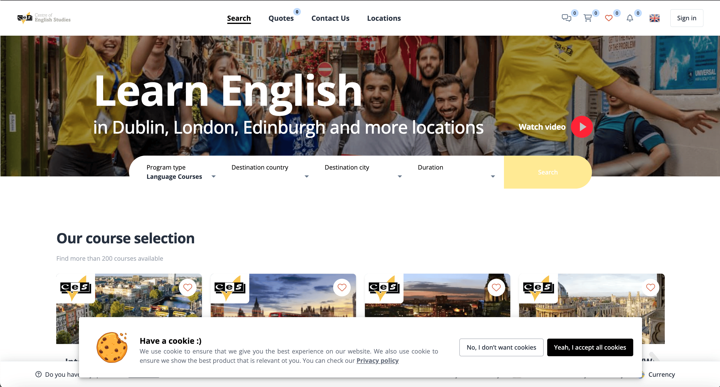 CES English Center Studies